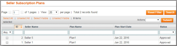 Seller Configuration